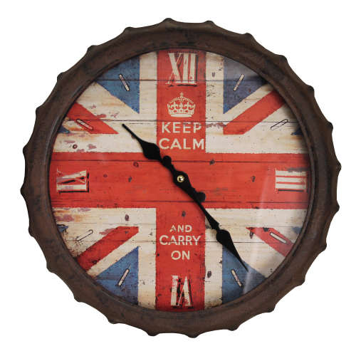 Clock - Bottle Top Keep Calm