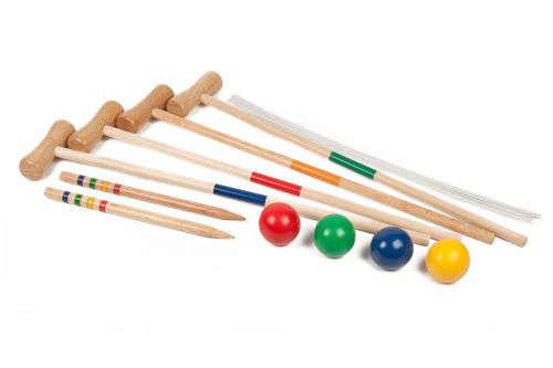Wooden Croquet Game