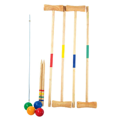 Wooden Croquet Game