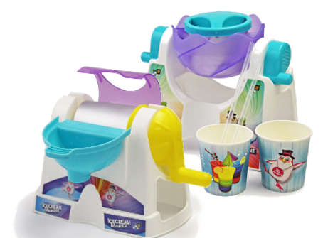 Slushie Maker + Ice Cream Maker Combo