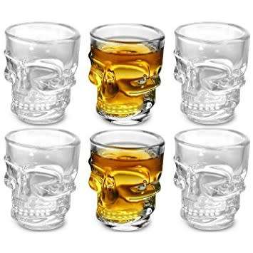 Skull Shot Glasses - Set of 6
