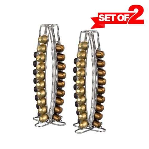 Coffee Capsule Holder - 40 Curved - Set of 2