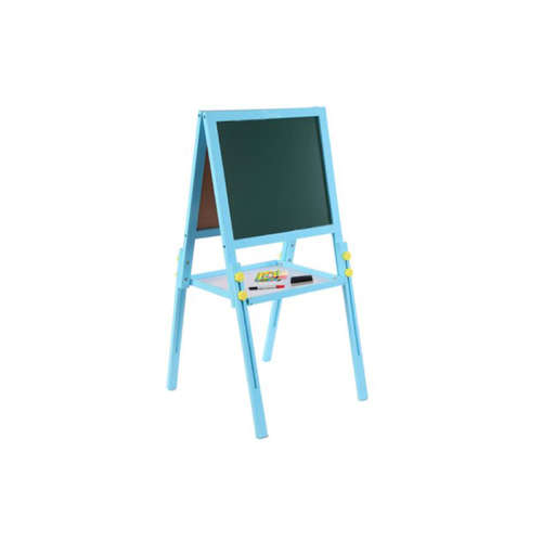 Wooden Easel Standing - Shelf - Blue