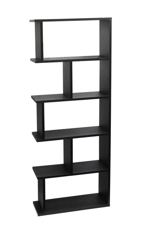 Juno Shelves - Large Standing - Black Wood Grain