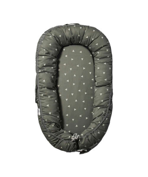 Nuovo - Portable Baby Bed - Triangles   - Clearance Sale