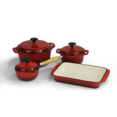 Fine Living - 7 Piece Lifestyle Cast Iron Set