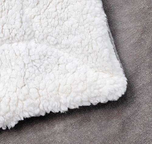 Nifty Thickened Flannel Blanket - Dark Grey