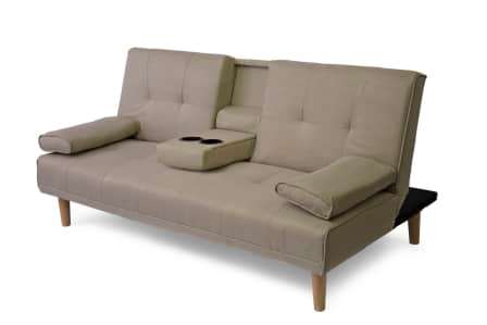Fine Living - Isle Couch/Sleeper - Beige