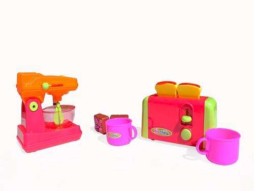 Toy - Kitchen Set - Mixer & Toaster