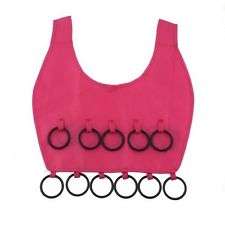 Scarf Organiser - 16 Ring Pink