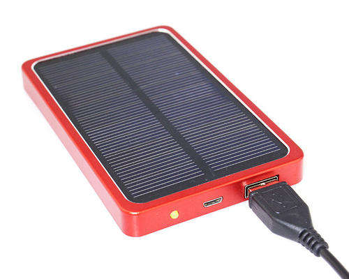 Solar Power Bank - 4000MA Red