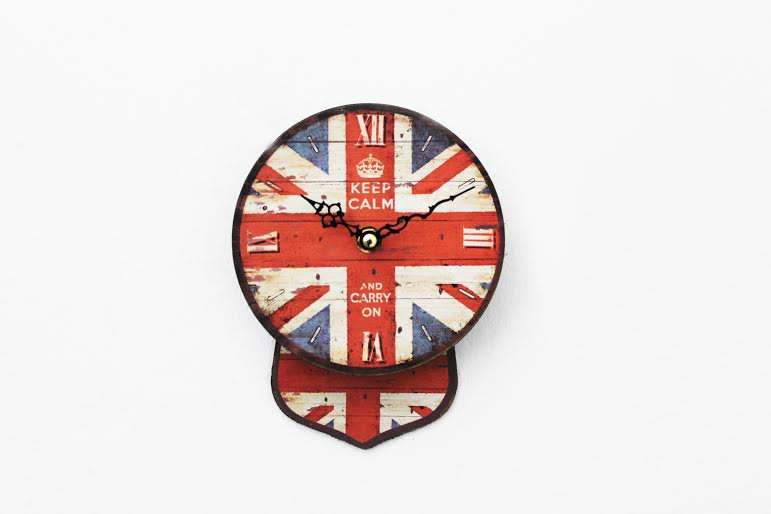 Clock Dinkie UK Keep Calm