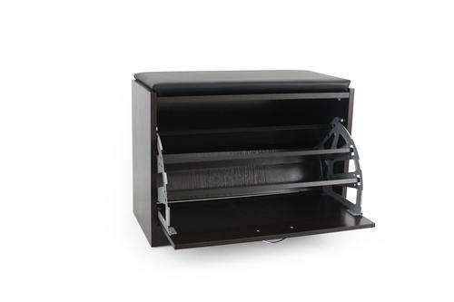 Fine Living Wooden Shoe Box Ottoman