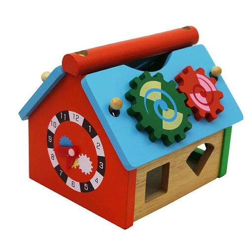 Toy - Wooden Clock House