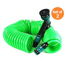 Coiled Hose Set of 2