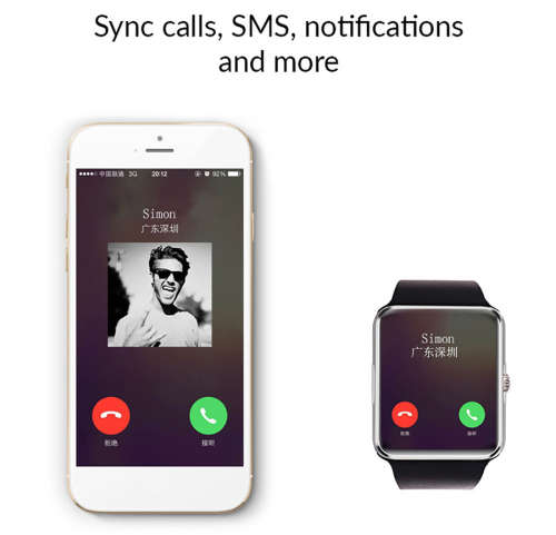 GT08 Smart Watch - Black