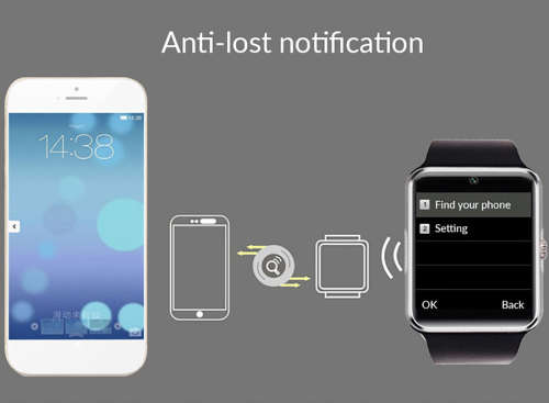 GT08 Smart Watch - Black