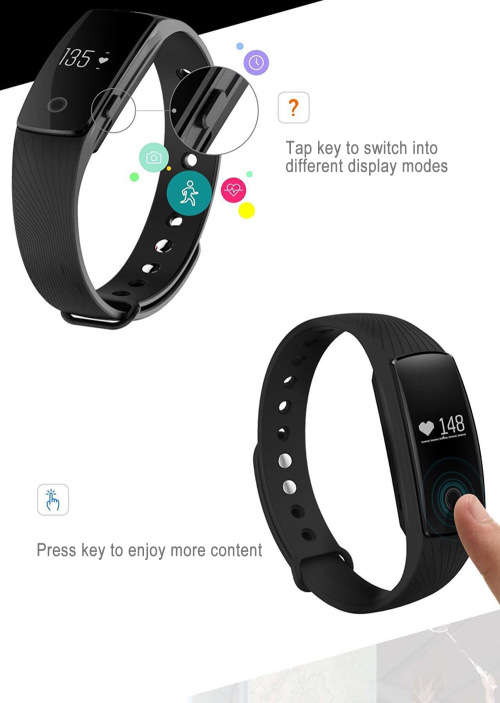ID107HR Fitness Tracker with Heart Rate