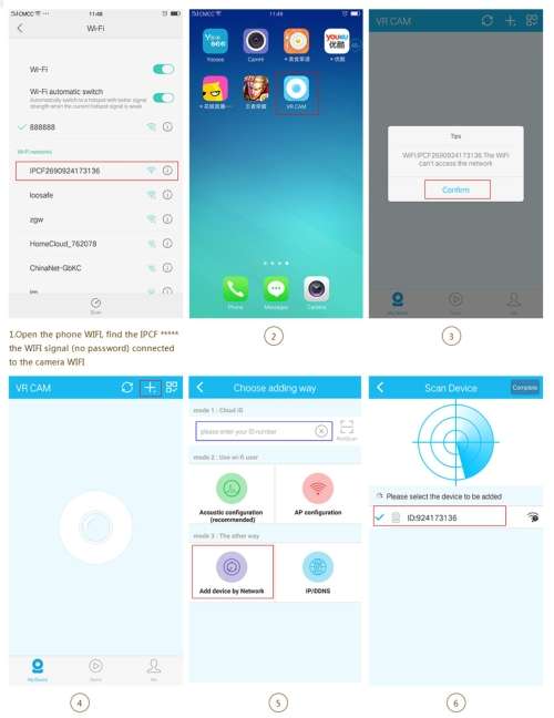 Mini Wifi VR IP Camera