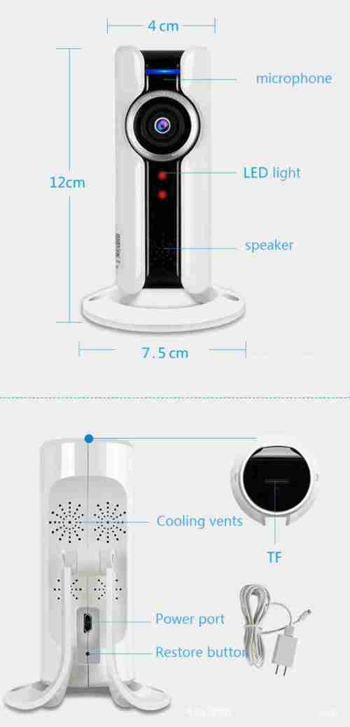 Mini Wifi VR IP Camera