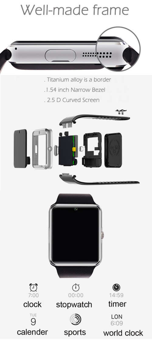 Gt08 Smart Watch | Cellphone