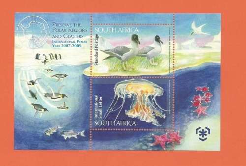 2009 S A Polar Protection - Preserve the Polar Regions & Glaciers - Miniature Sheet