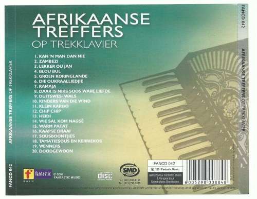 Afrikaanse treffers op trekklavier