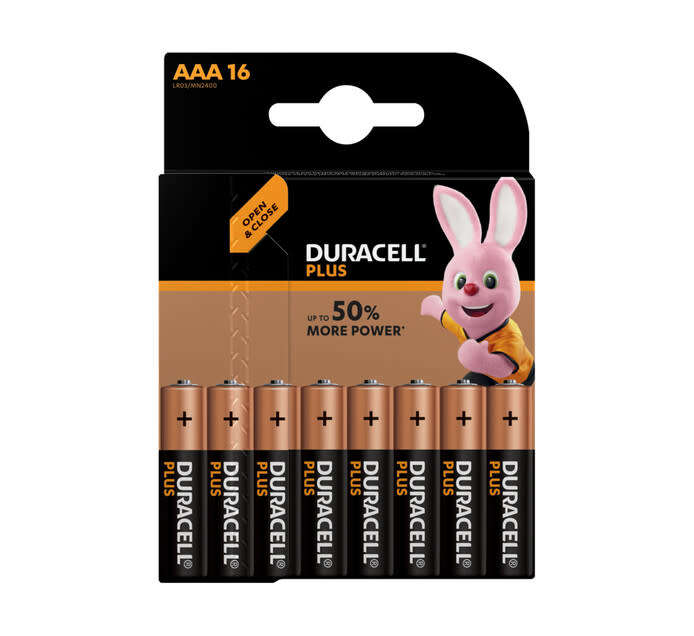 Duracell AAA 16 Pack Batteries
