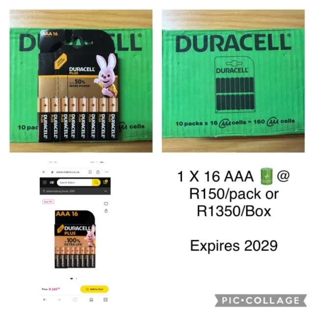 Duracell AAA 16 Pack Batteries