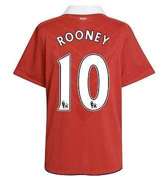 ORIGINAL MAN UTD ROONEY HOME SHIRT !!!