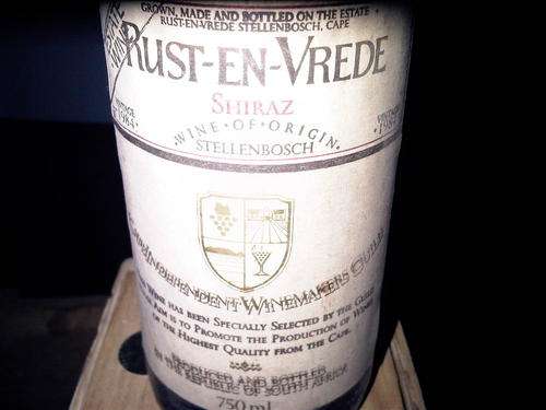 LAST ONE RUST-EN-VREDE SHIRAZ-------VINTAGE 1984 !!!