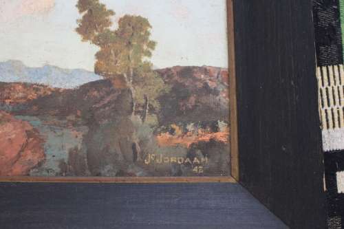 Oil Painting by Jc Jordaan 1942