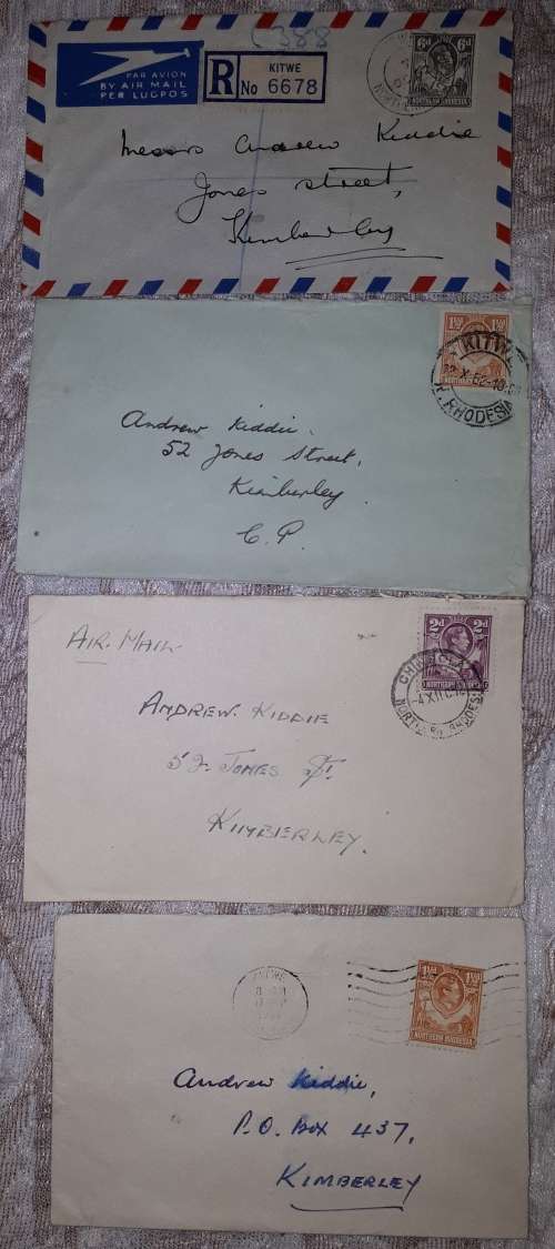 32 Postal Covers - Rhodesia and Bechuanaland