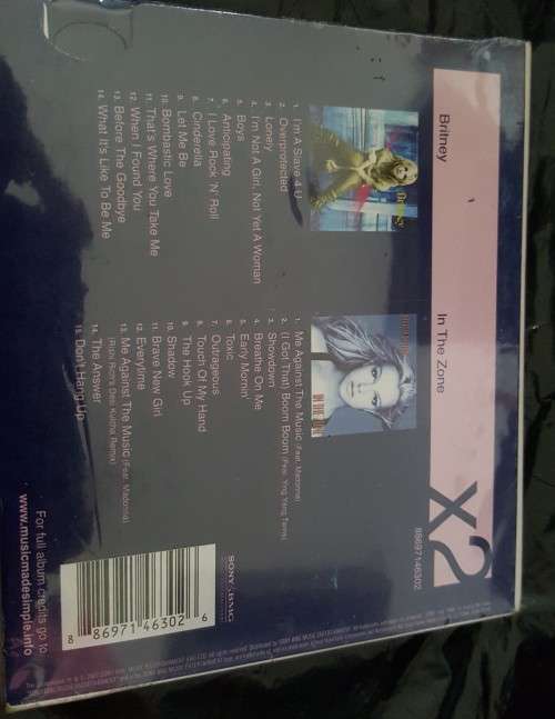 BRITNEY SPEARS - BRITNEY AND IN THE ZONE