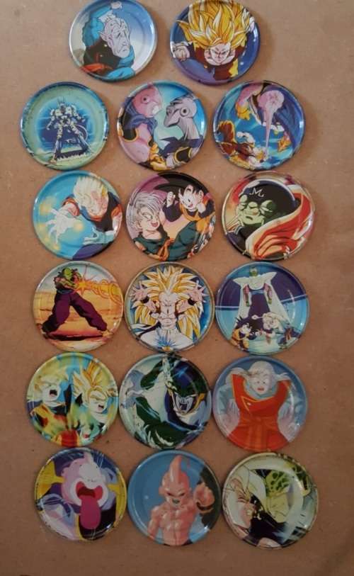 Dragonball Z Metal Tazos - Not Full Collection ( 17 Tazos)