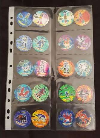 Digimon Tazos - Full Collection (40 Tazos) - NM/M