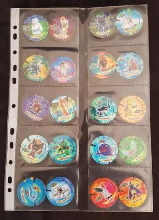 Digimon Tazos - Full Collection (40 Tazos) - NM/M