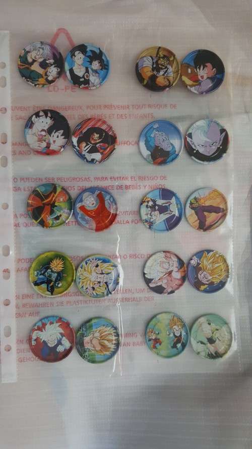 DRAGONBALL Z TAZOS METAL TAZOS FULL COLLECTION