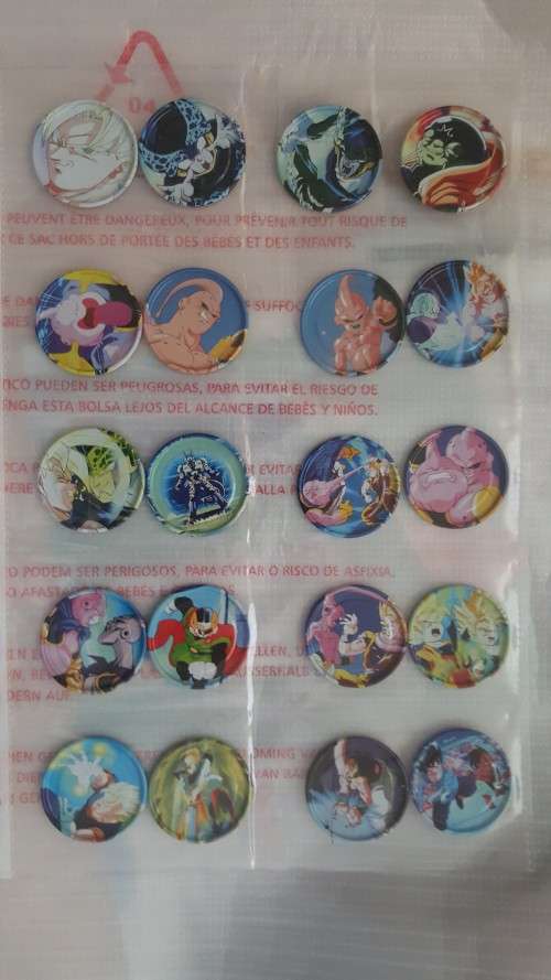 DRAGONBALL Z TAZOS METAL TAZOS FULL COLLECTION