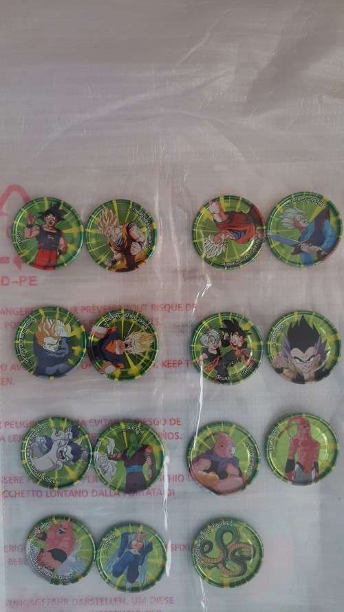 DRAGONBALL Z TAZOS METAL TAZOS FULL COLLECTION