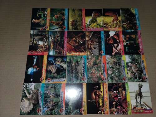 The Lost World: Jurassic Park complete card collection