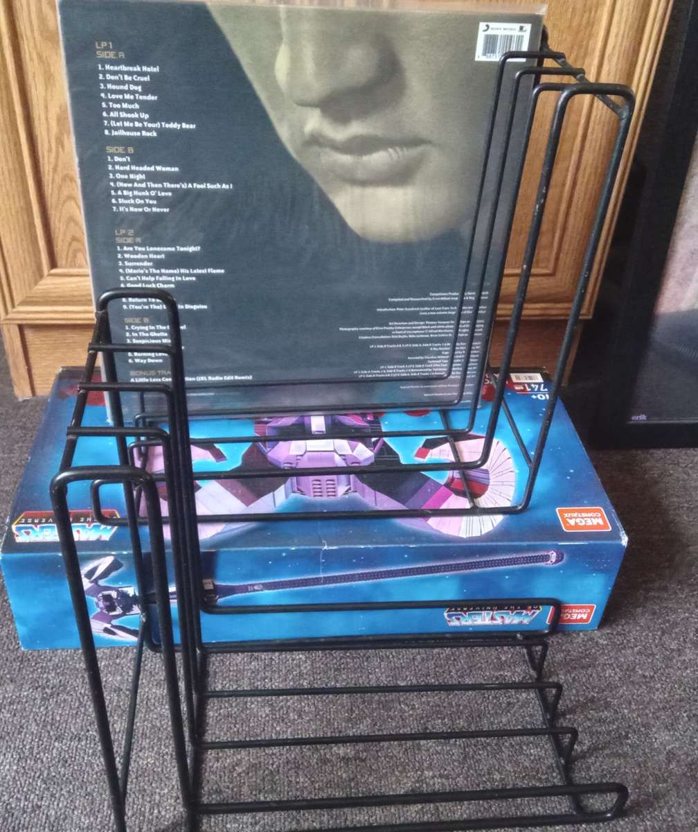 Vinyl Record Storage Rack Album Display Rack