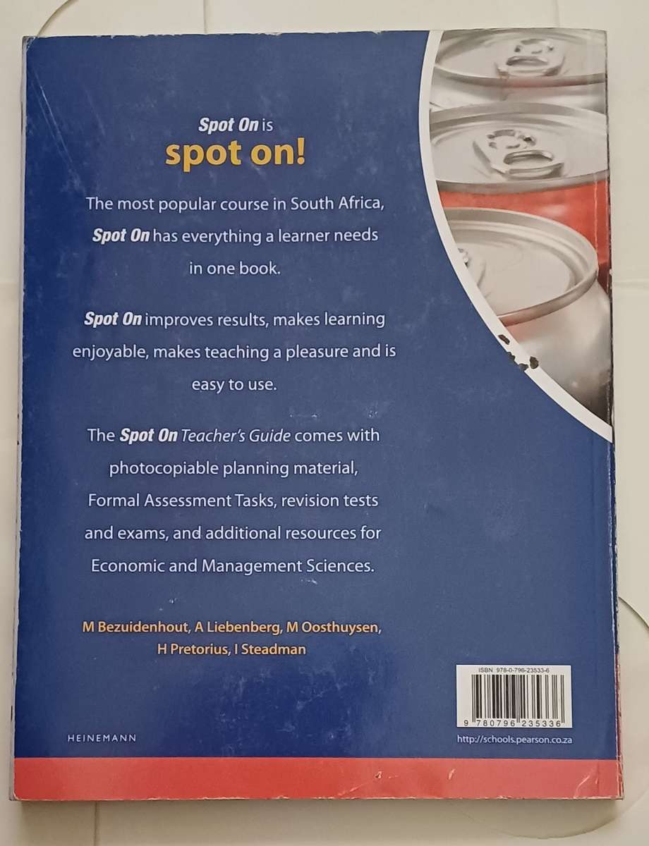 SPOT ON ECONOMIC AND MANAGEMENT CAPS - LEARNER'S BOOK GRADE 9