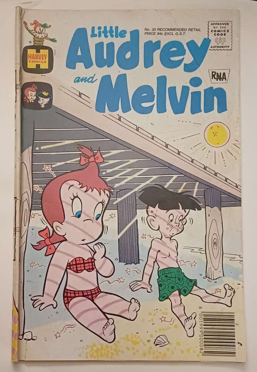 HARVEY COMICS - LITTLE AUDREY AND MELVIN NO 33