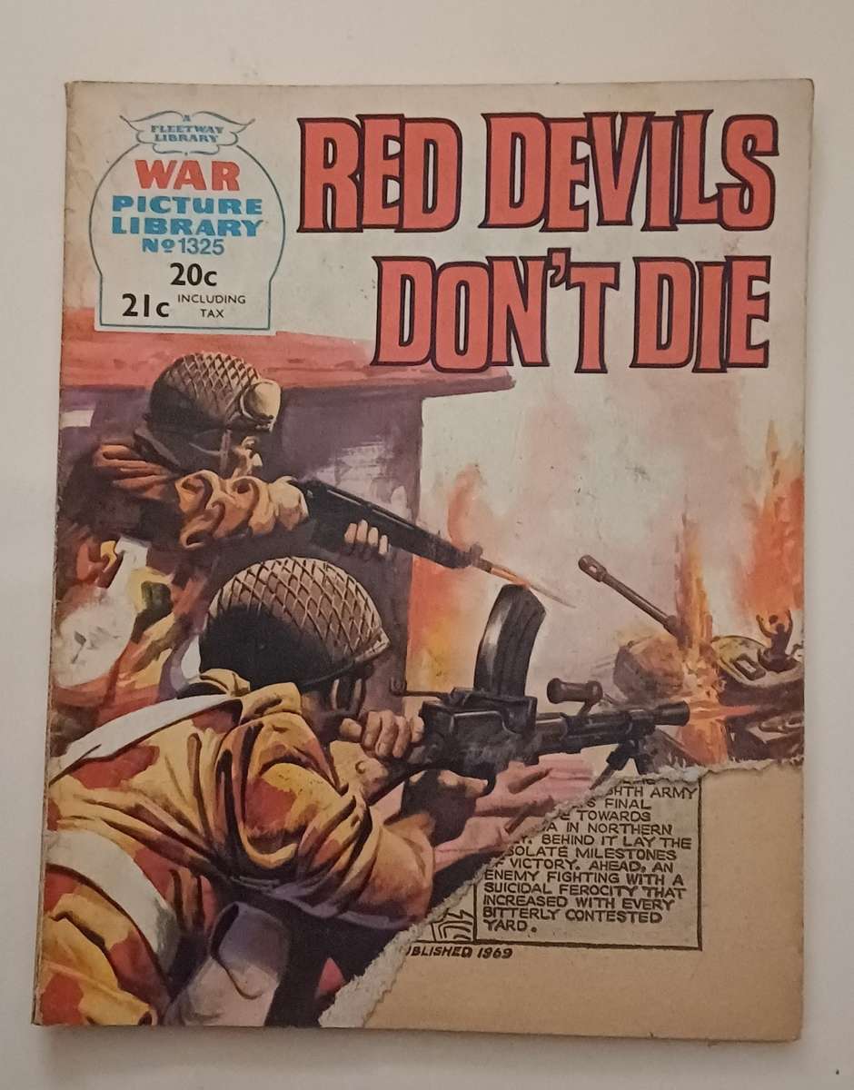 A FLEETWAY LIBRARY - RED DEVILS DON'T DIE