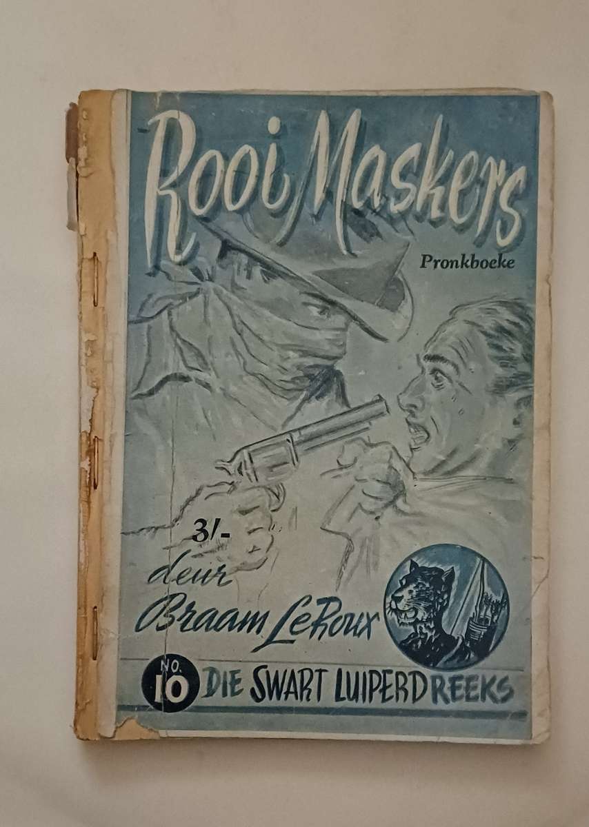 DIE SWART LUIPERD REEKS NO 10 - ROOI MASKERS