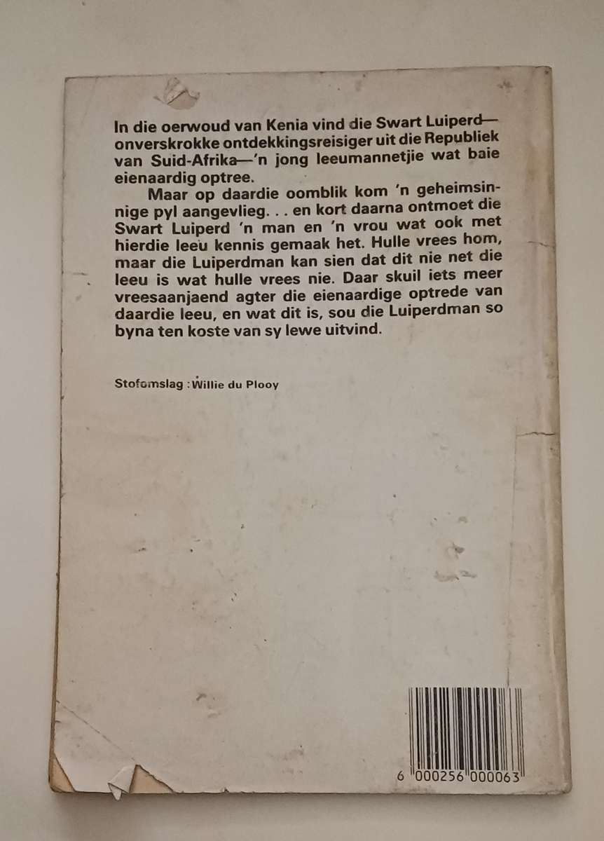 DIE SWART LUIPERD REEKS NO 60 - MOORD IN DIE OERWOUD