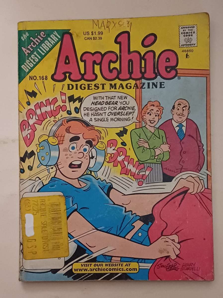 ARCHIE DIGEST LIBRARY - ARCHIE NO 168