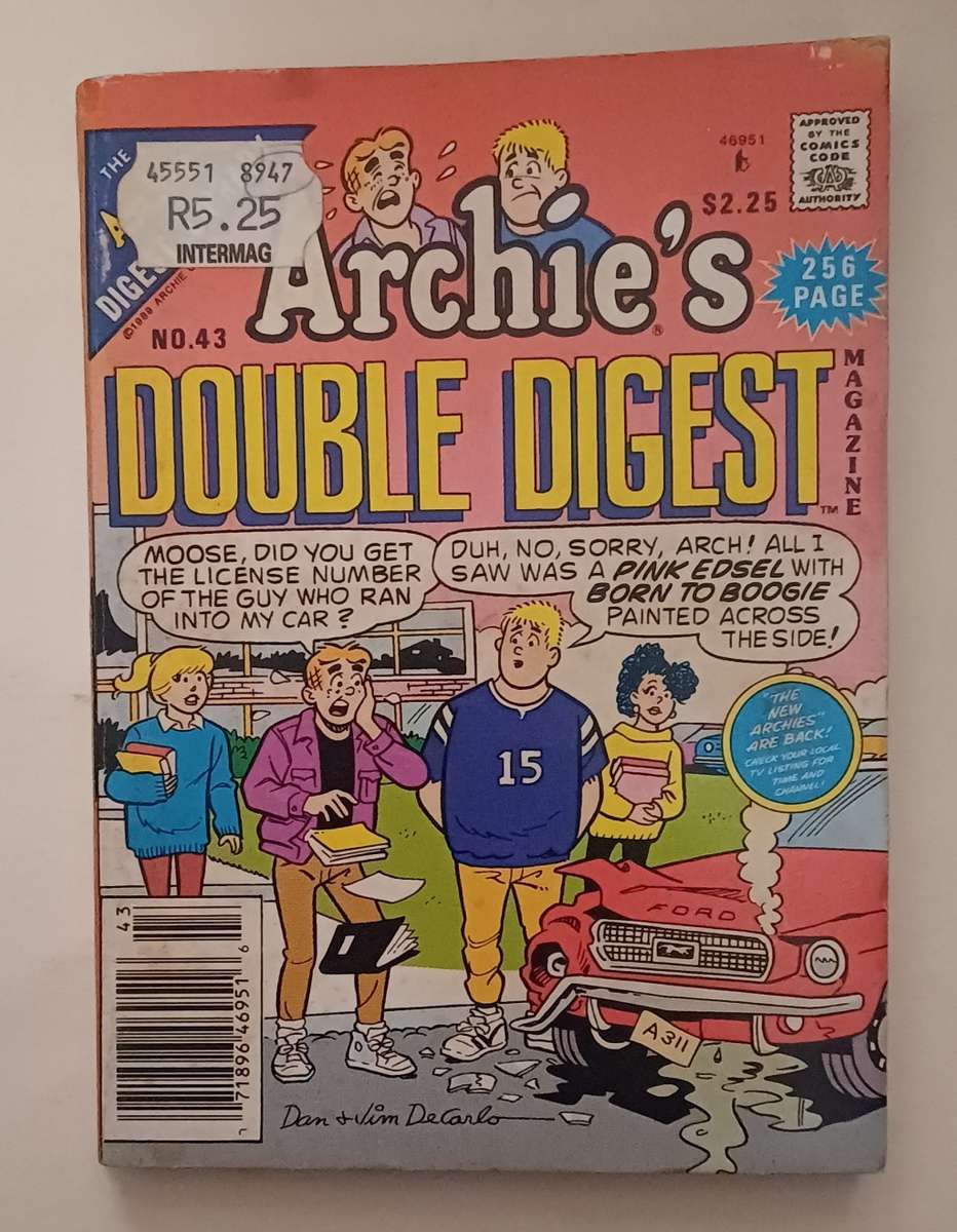 ARCHIE DIGEST LIBRARY - ARCHIE DOUBLE DIGEST NO 43
