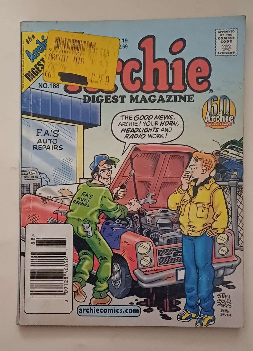 ARCHIE DIGEST LIBRARY - ARCHIE NO 188